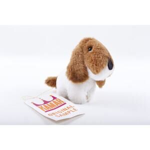 Kamar Rare Prototype Sample OOAK hand made K-120 A White Brown Puppy 1984